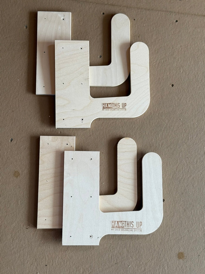Cornhole Board Storage Rack – Shed Organizer & Tool Rack - HangThis Up  Cornhole Board Holder