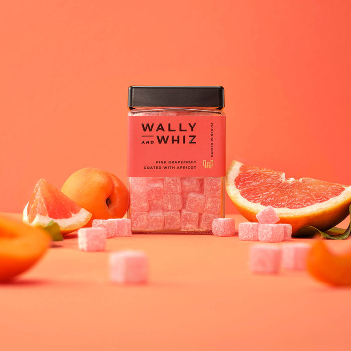 Wally & Whiz Danish Gummies: Pink Grapefruit With Apricot