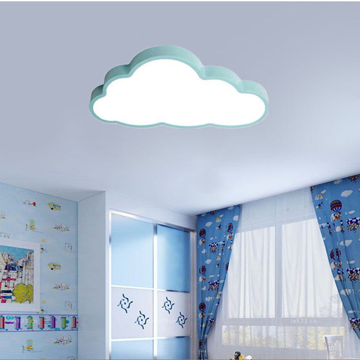 Whimsy Cloud LED Ceiling Light Cool Chickadee