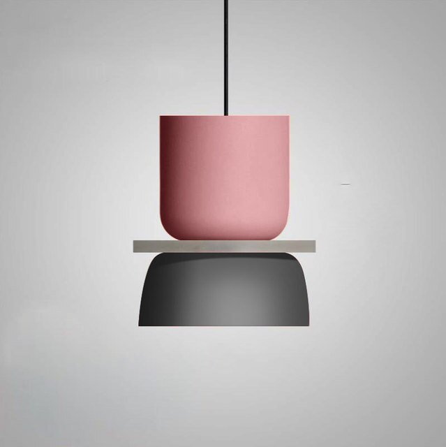 Pink and Gray - 7.1" x 9.4" / 18cm x 24cm