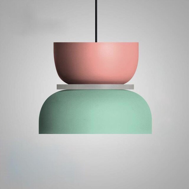 Pink and Green - 11.4" x 11" / 29cm x 28cm