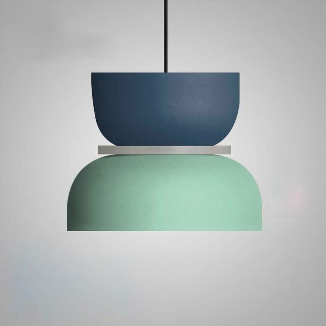 Navy and Green - 11.4" x 11" / 29cm x 28cm