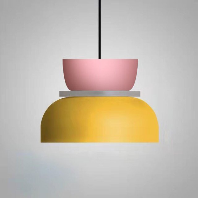 Pink and Yellow - 8.7" x 8.7" / 22cm x 22cm