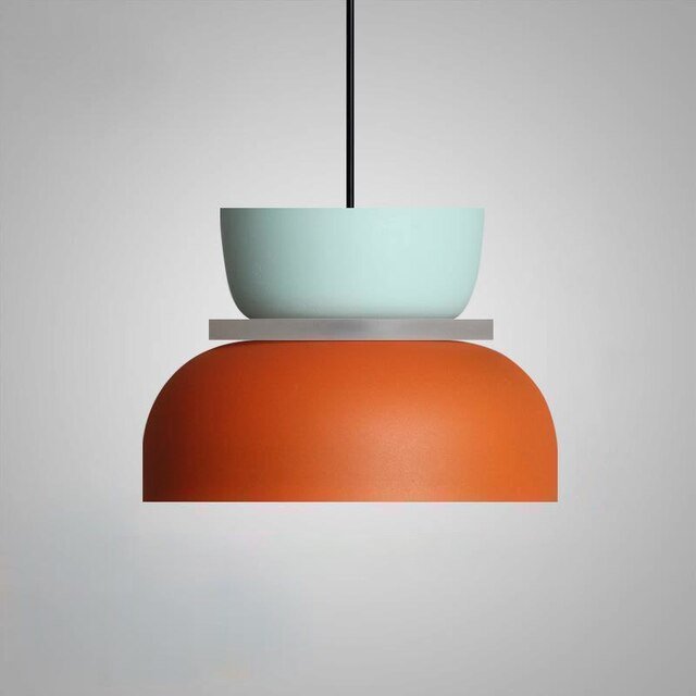 Blue and Orange - 8.7" x 8.7" / 22cm x 22cm