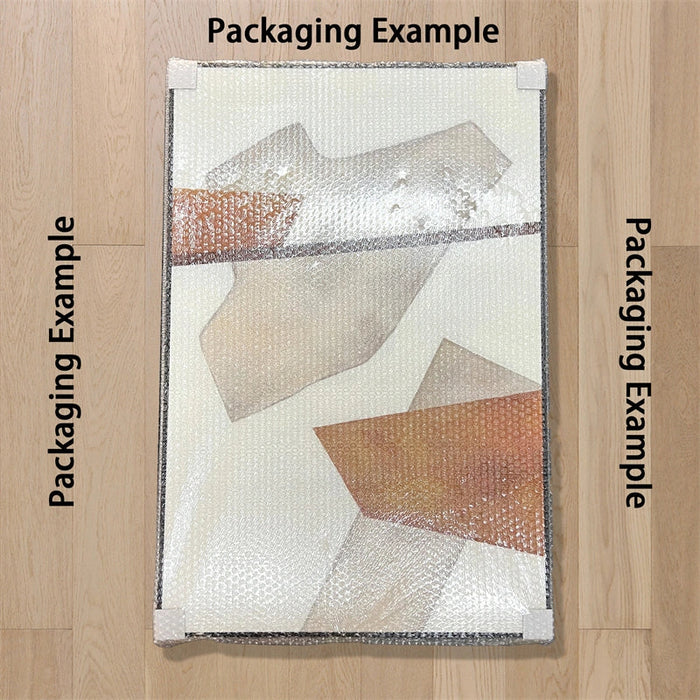 White Minimalist Textured Paintings Canvas Set of 2 #MM062