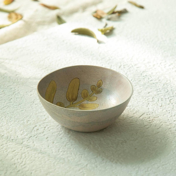 Wisteria Yellow Nut Bowl
