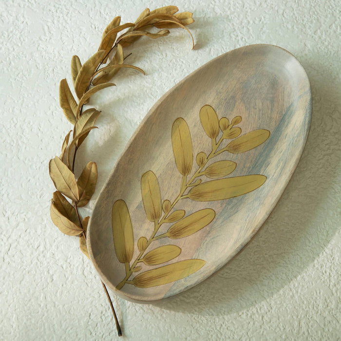 Wisteria Yellow  Platter - Large
