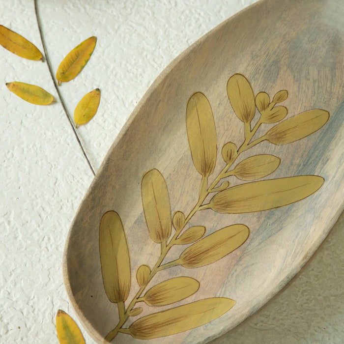 Wisteria Yellow  Platter - Large