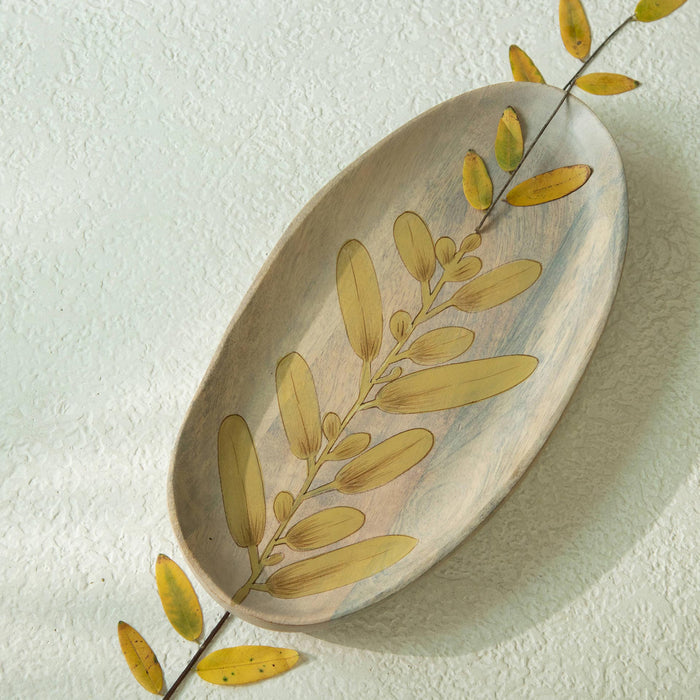 Wisteria Yellow  Platter - Large