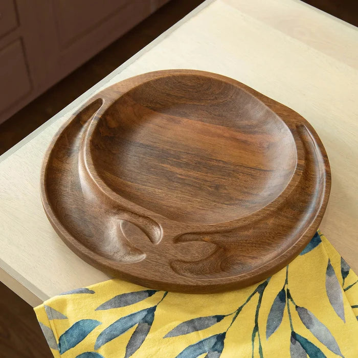 Wooden Chip & Dip Platter