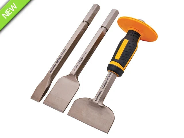 XMS 3-Piece Gorilla Bolster & Chisel Set – Roughneck®-Eclipse Fencing