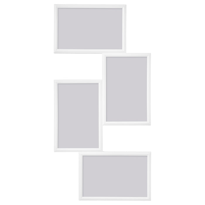 YLLEVAD Collage frame for 4 photos, White, 21x41cm