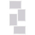 YLLEVAD Collage frame for 4 photos, White, 21x41cm