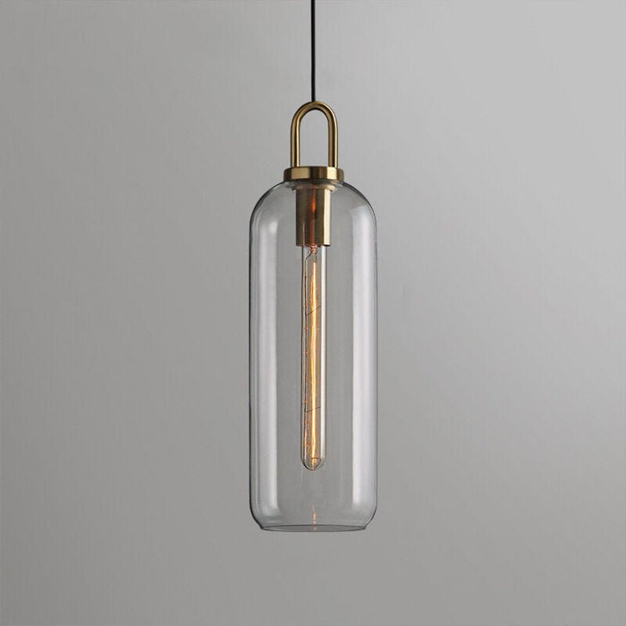 Zorina Pendant Light - B - Clear - Small - 5.1" x 15.7" / 13cm x 40cm - Level Decor